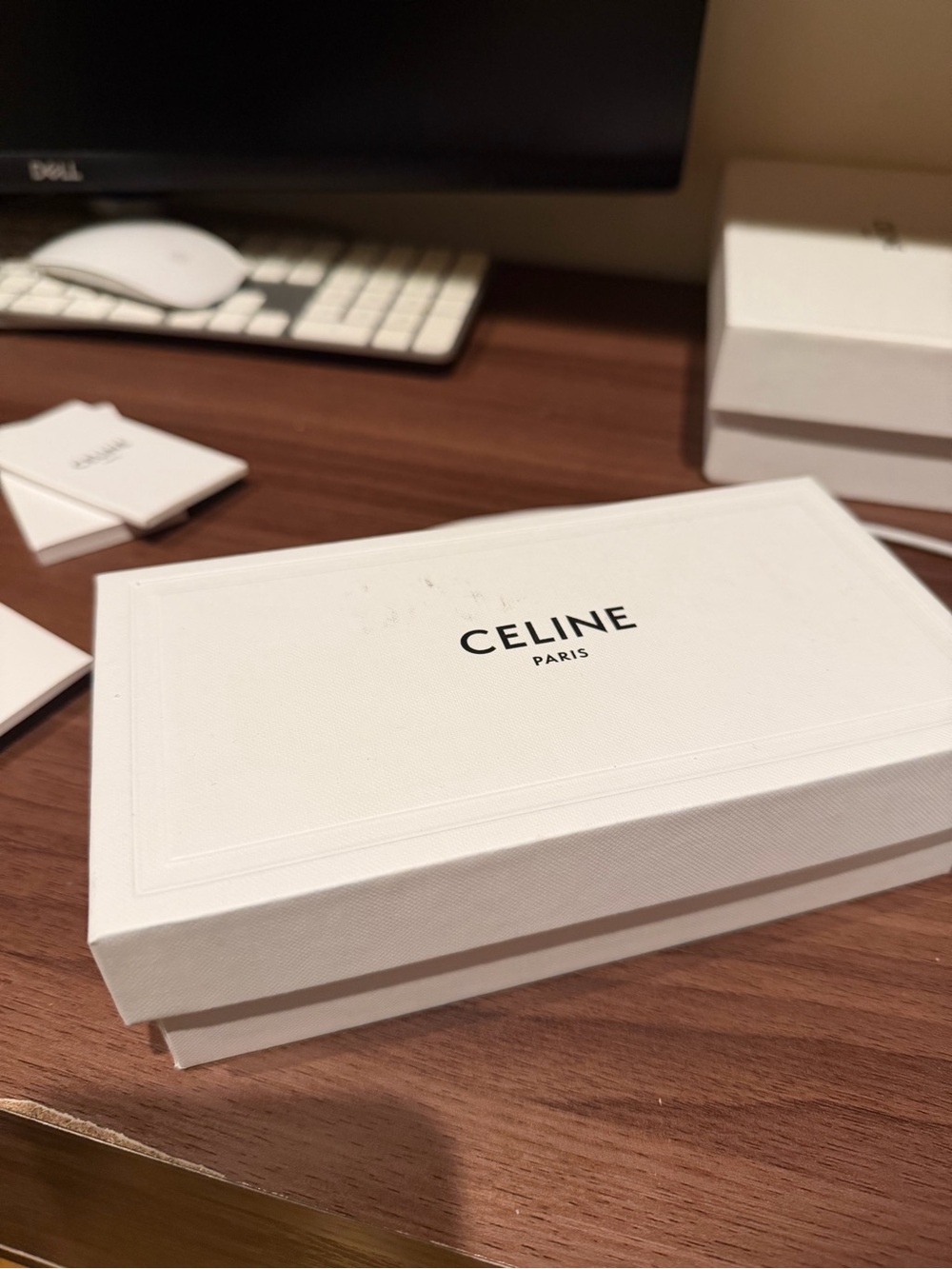 CELINE Paris White Accessory Box - empty box